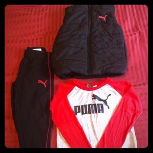 🚨 SOLD 🚨 Puma 3 sets Pieces for Boys Toddler